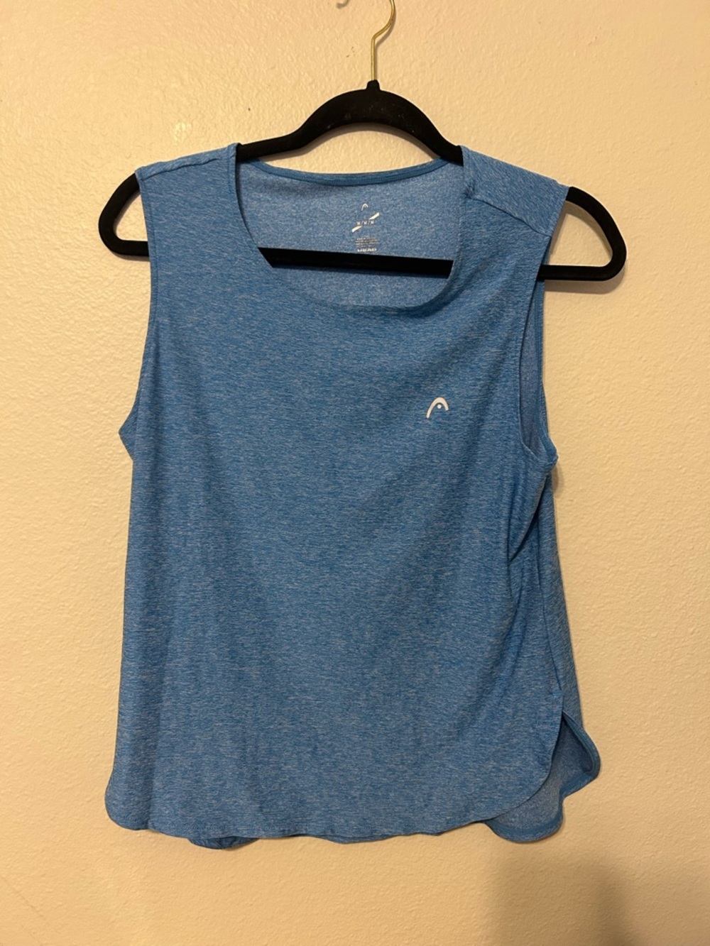 Head Women's Heather Blue Sleeveless Athletic Tank Size Medium